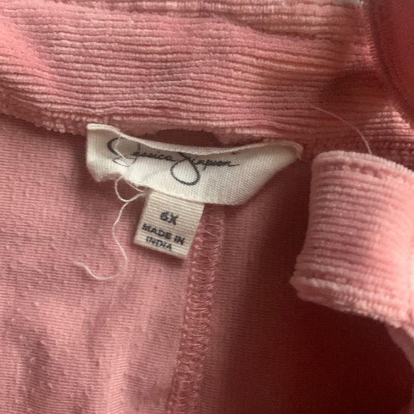 Jessica Simpson Pink Corduroy Dress - 6x - Picture 2 of 3